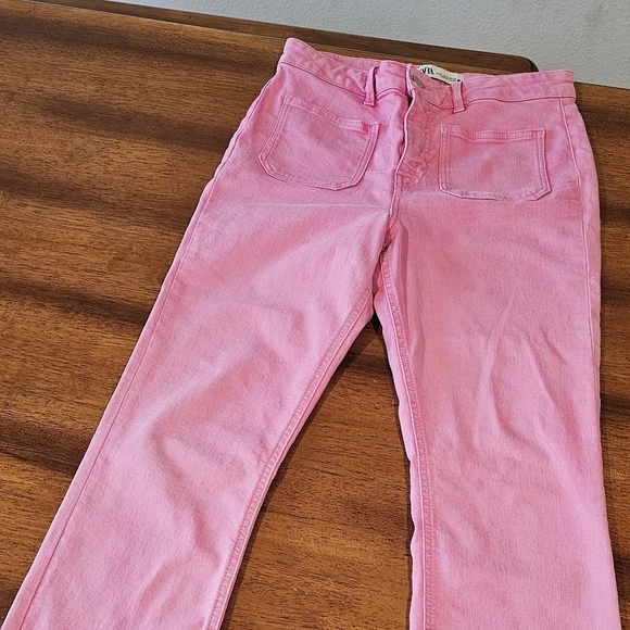 Zara Pink Women's Jeans - Picture 1 of 5